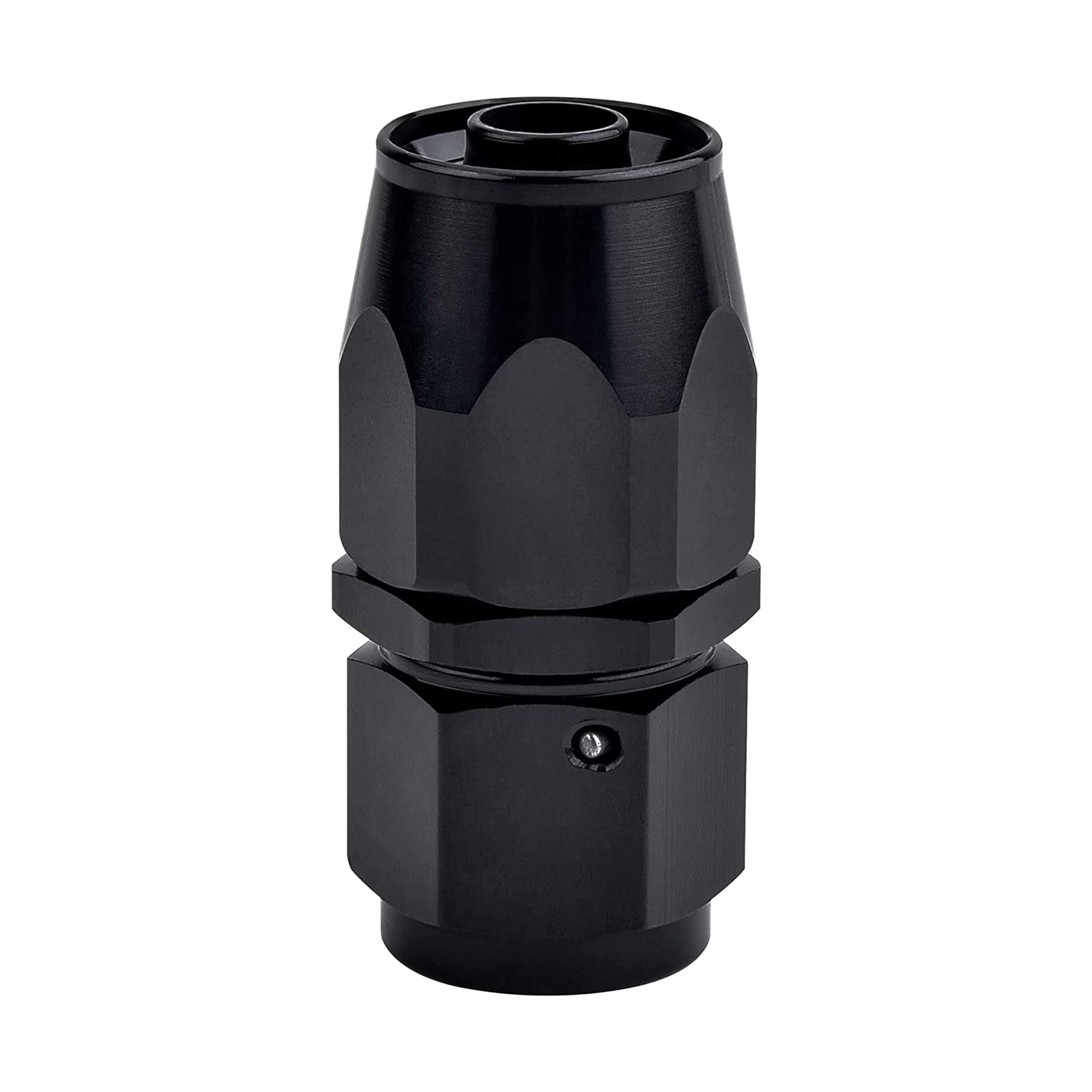 Evil Energy 6An Hose End Fitting Straight Swivel For Cpe Braided Hose Black