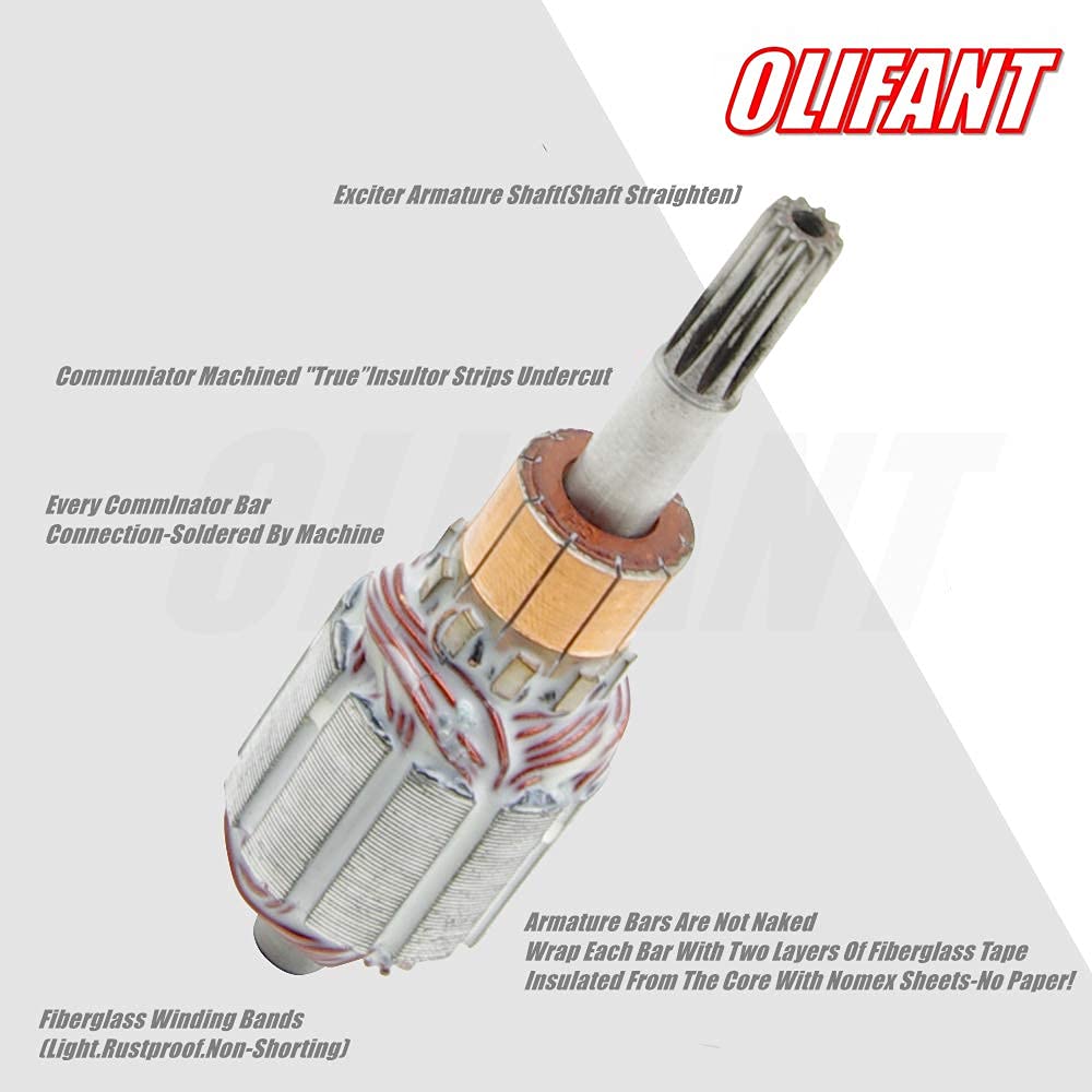 OLIFANT Starter for Honda TRX450R TRX450ER ATV 2006-2014 - Silver 31200-HP1-601 SMU0405