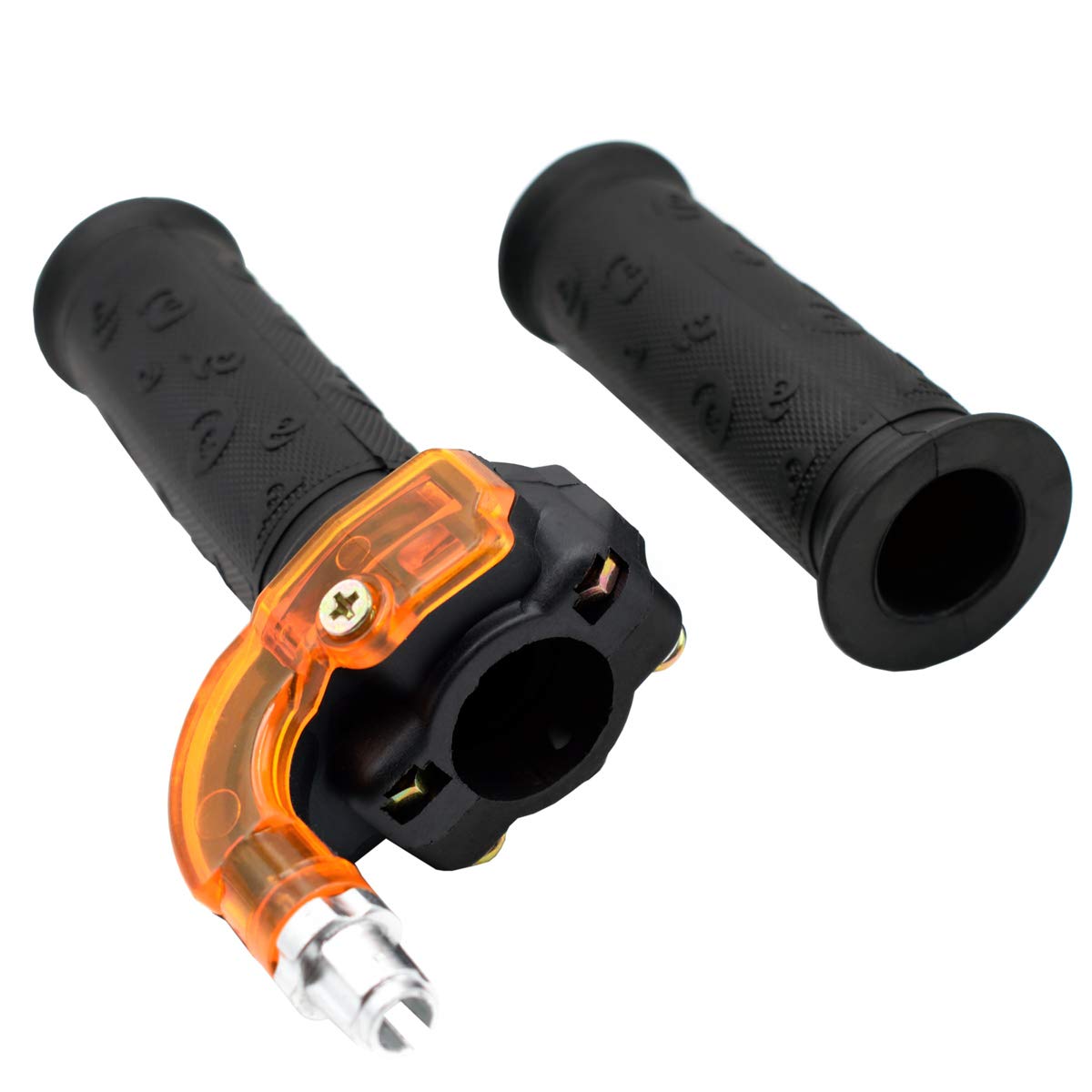 Royitay 7/8'' 22mm Twist Throttle Accelerator Grip and 39''cable for 47cc 49cc 2-stroke 4 Wheeler Quad Trail Bike Mini Dirtbike