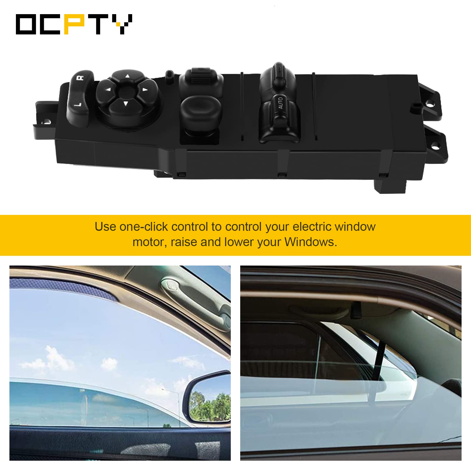 Power Window Switch Driver Side Power Window Master Control Switch Fits for Dodge 2001-2004 Dakota Club Cab 2001-2004 Dakota Reg