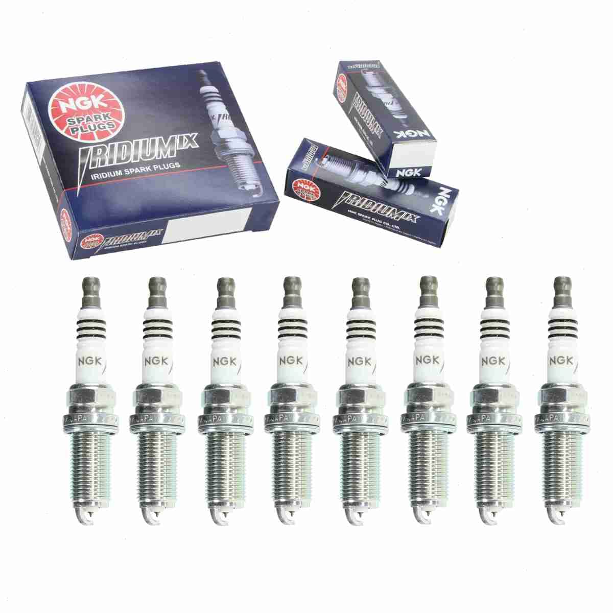 8 pc NGK Iridium IX Spark Plugs compatible with Toyota Sequoia 4.6L 5.7L V8 2008-2020