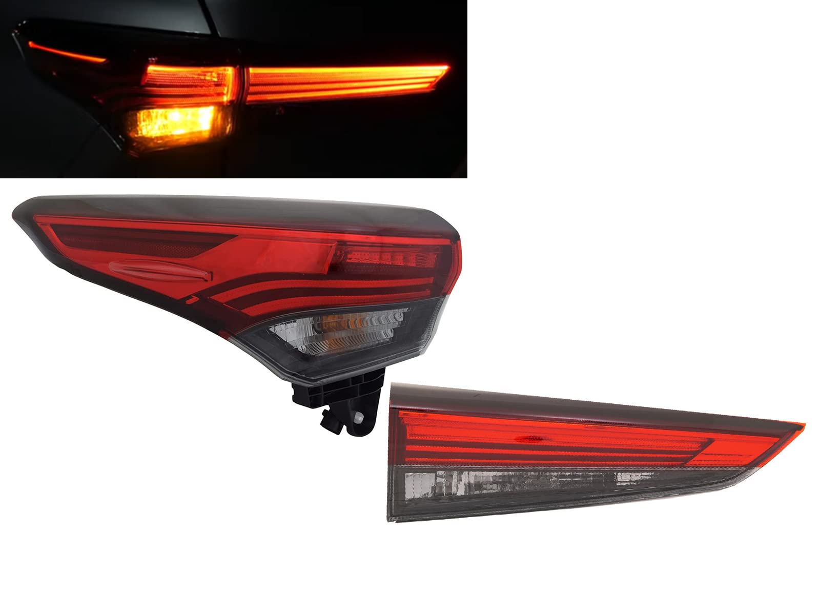 Auto Parts Avenue APA Replacement LED Tail Light for 2020 2021 Highlander Driver Left LH Side 815900E180 815600E230 TO2802156 TO