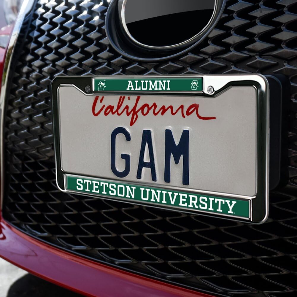 Stetson University Alumni Full Size Standard License Plate Metal Frame