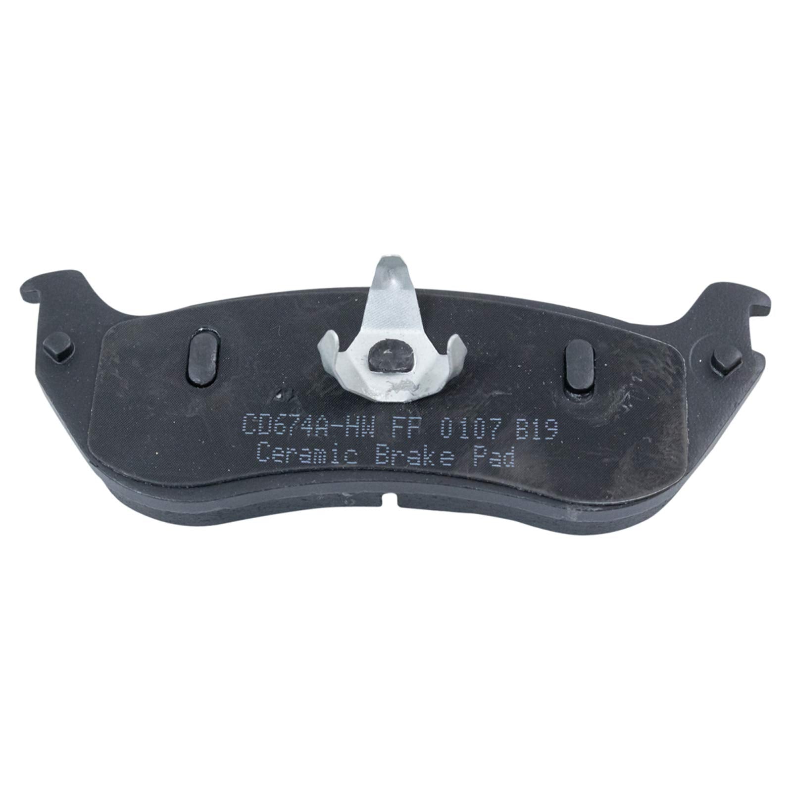 TRQ Rear Brake Pads Ceramic Compatible with 1996-2002 Ford Crown Victoria Lincoln Town Car Mercury Grand Marquis