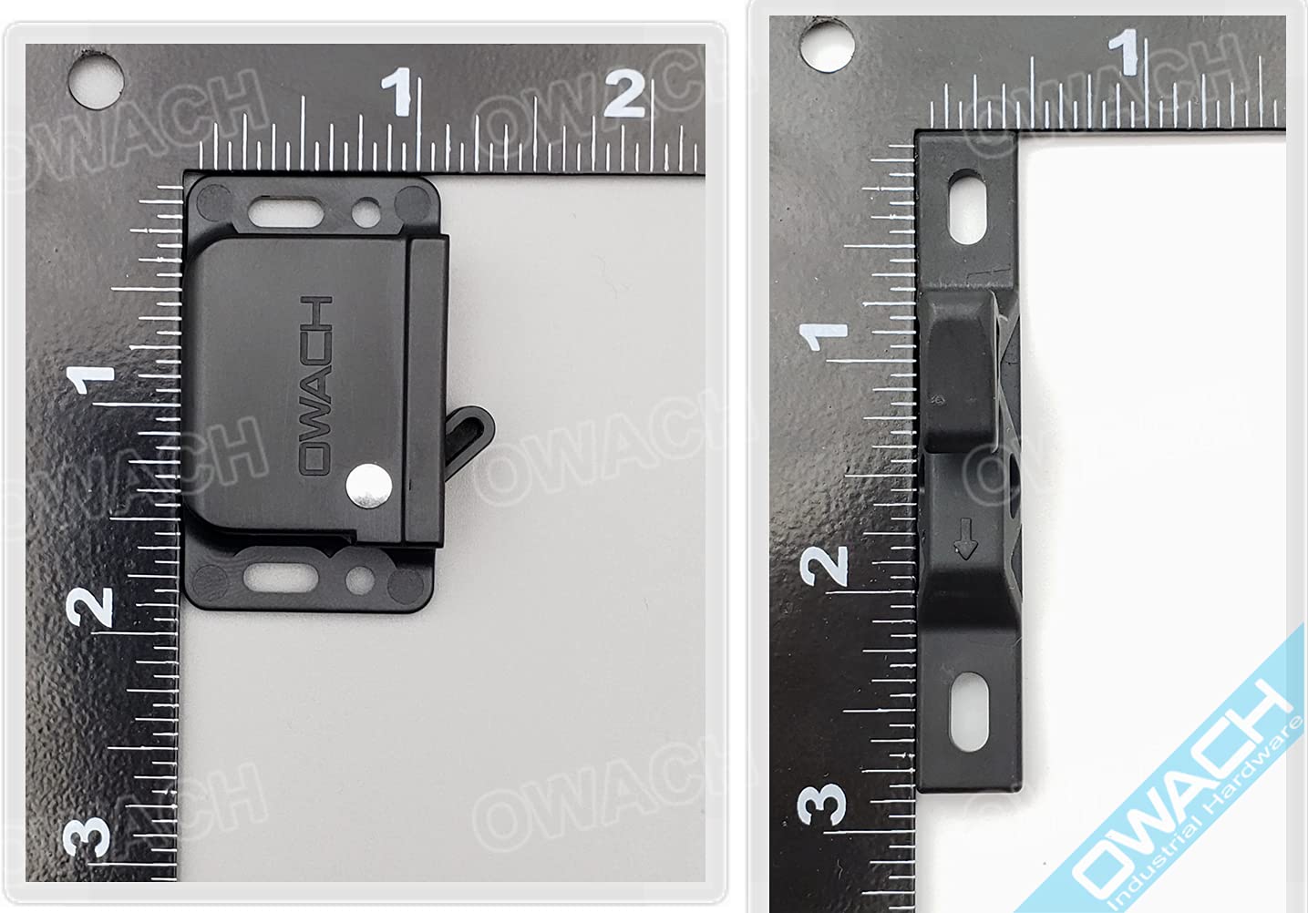4 Pack Owach Grabber Catch 5Lbs Rv Drawer Latch (Cl-308) For Rv Motorhome Trailer Camper Marine Boat Cabinet Door Replacement Southco C3-805 (5 Lbs, Black, 4 Pack)