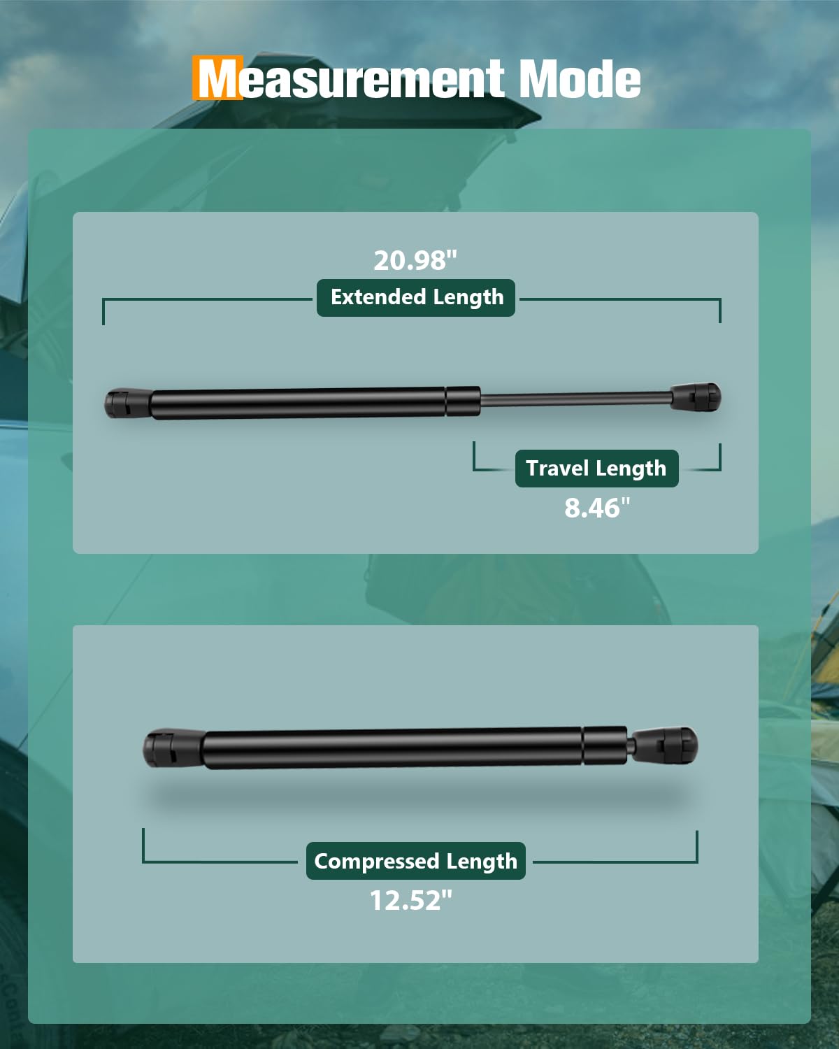 Scitoo Hood Lift Supports Replacement Struts Gas Springs Shocks Fit For Chrysler 300 2011-2018,For Dodge Charger 2011-2018