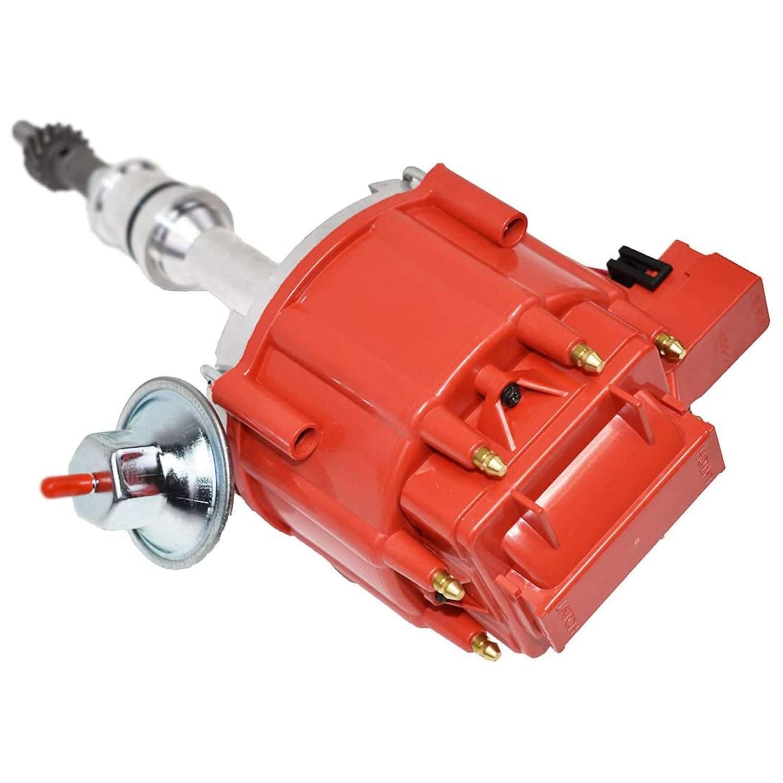 A-Team Performance HEI Distributor for SBF Small Block Ford 260-302, 65,000 Coil, One Wire Installation, Red Cap