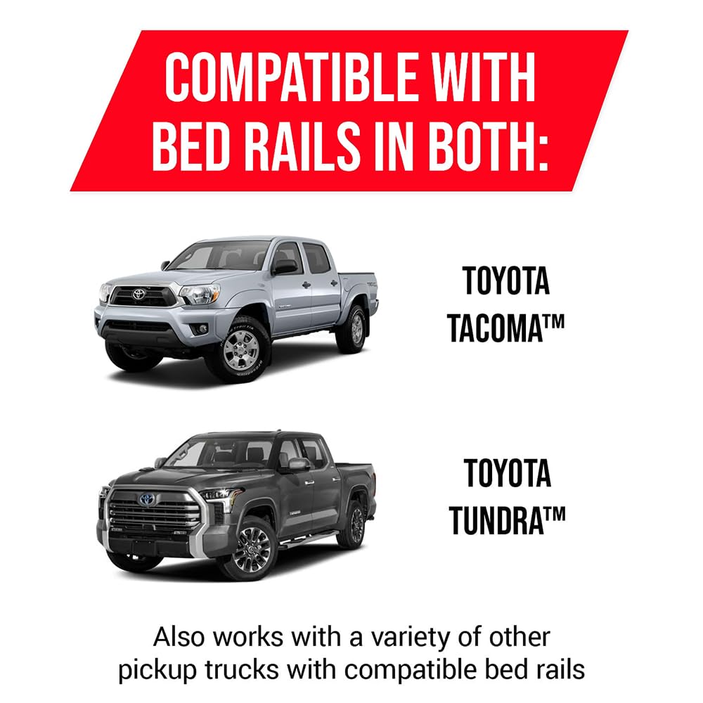 Bed Rail Accessories For Toyota Tacoma Bed Cleats Tie Down Anchors Rings T Slot Nuts For Tundra Deck Rail Pick Up Cargo Bolt On