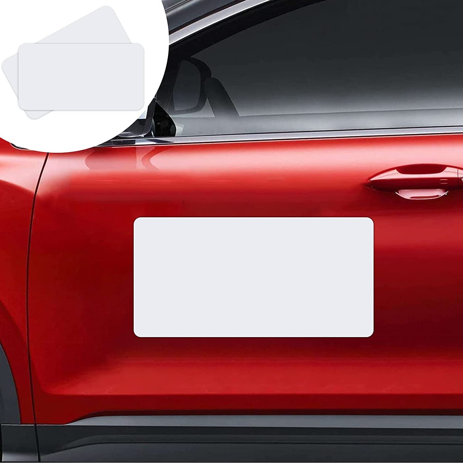 2 Pack 24    x12    Blank Car Magnets, Prevent Car Scratches & Dents, Rounded Corners Blank Car Magnet Set, Magnet for Car to Ad