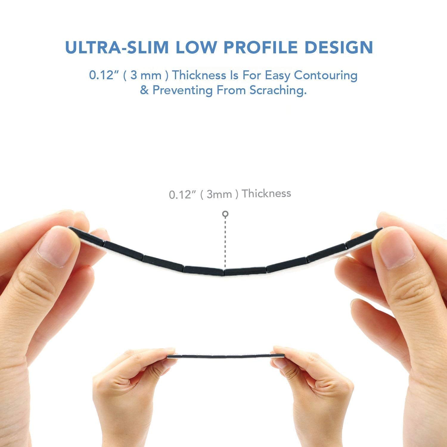 CKAuto Ultra Slim Black Adhesive Wheel Weights, 1/2oz (120pcs), Low Profile, 60 oz/Box, Model: CksafeAWW006BlackLP