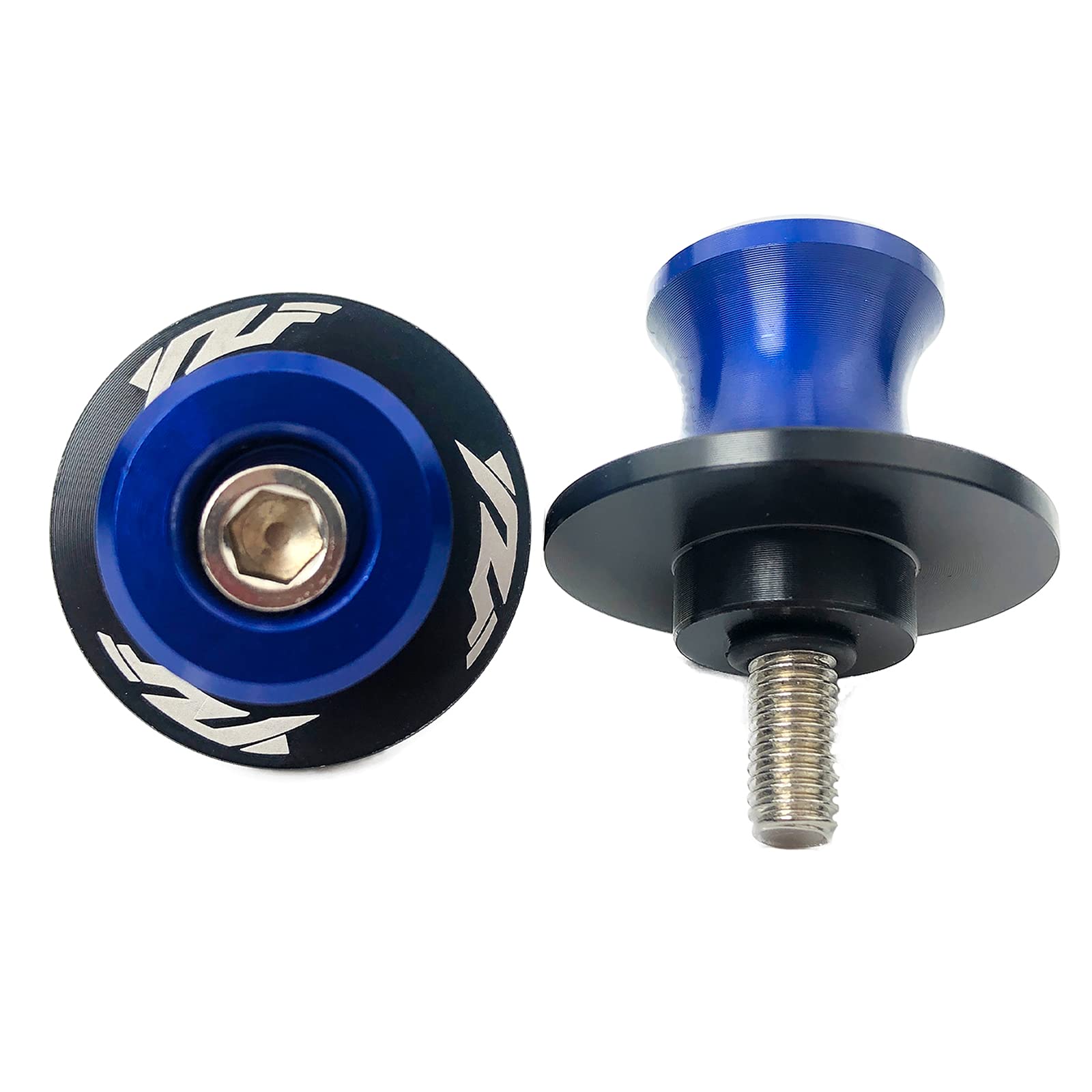 YIMOTO 6MM M6 X 1.5 Motorcycle Swing arm Sliders Spools CNC Swing Arm Stand Screws 2PCS for Yamaha YZF R1 R3 R6 R25 R125 R6S 600
