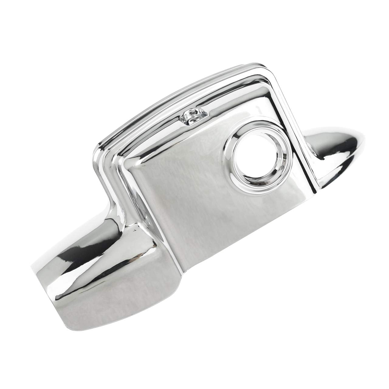 Hdbubalus Chrome Rear Brake Master Cylinder Cover Fit For Harley Flht Flhx Flhr 2008-2020