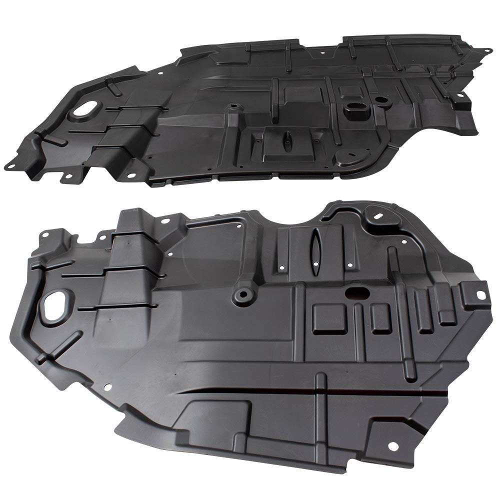 Brock Replacement Pair Set Front Engine Under Cover Lower Left Splash Shield Guards Compatible with 2012-2014 Camry 5144206140 5