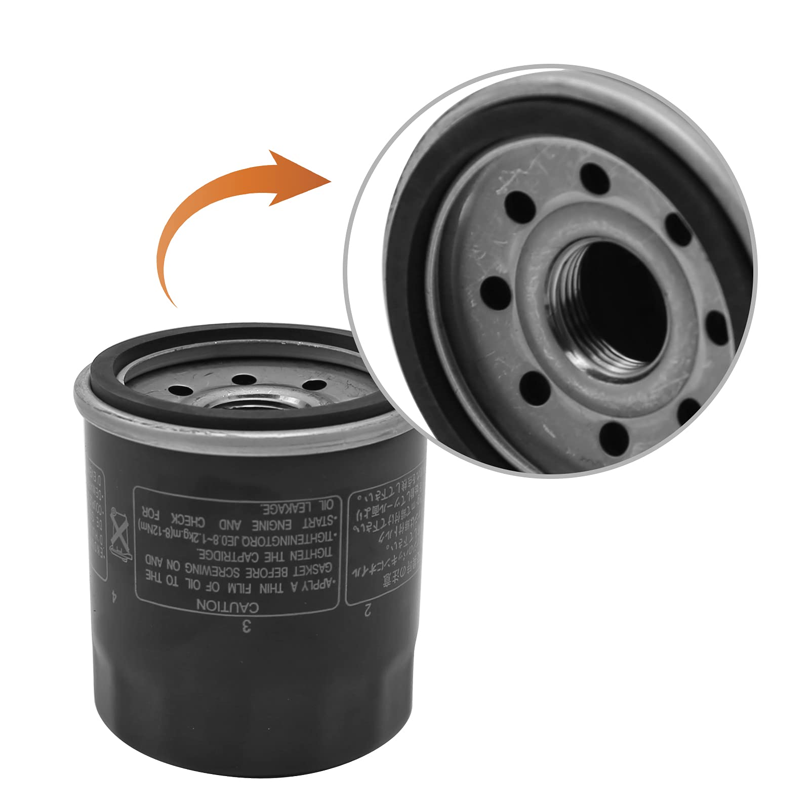 Oil Filter Replacement For Yamaha 5Gh-13440-00-00 5Gh-13440-10-00 5Gh-13440-30-00 5Gh-13440-70-00 Oil Filter (1 Pack)