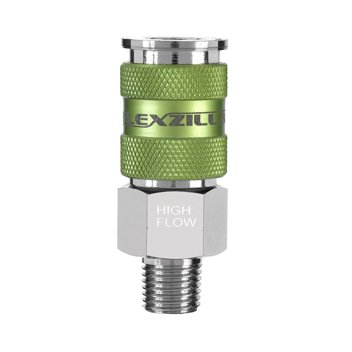 Flexzilla Pro High Flow Coupler, 1/4 Body, 1/4 MNPT - A53426FZ