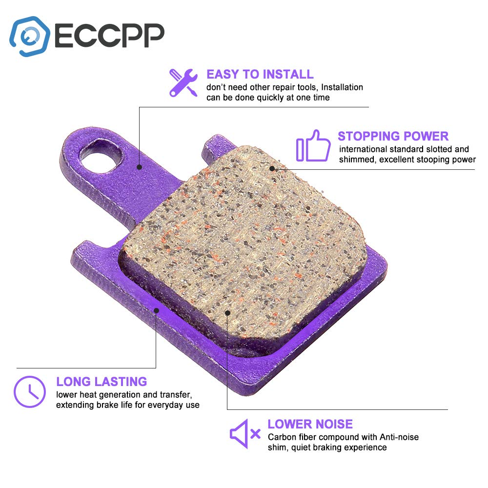 Eccpp Brake Pads Fit For Kawasaki Concours 14 2008-2014, For Kawasaki Ninja Zx14 2006-2011, For Kawasaki Ninja Zx14R 2012-2014,