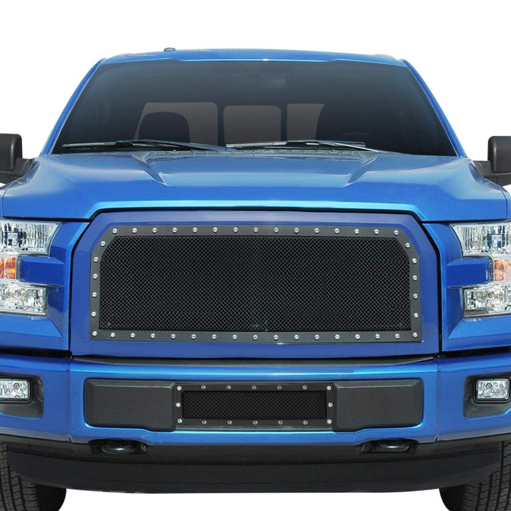 Paramount Automotive Automotive 46-0777 Black Stainless Steel Wire Mesh Bumper Grille (Ford F-150 Evolution)