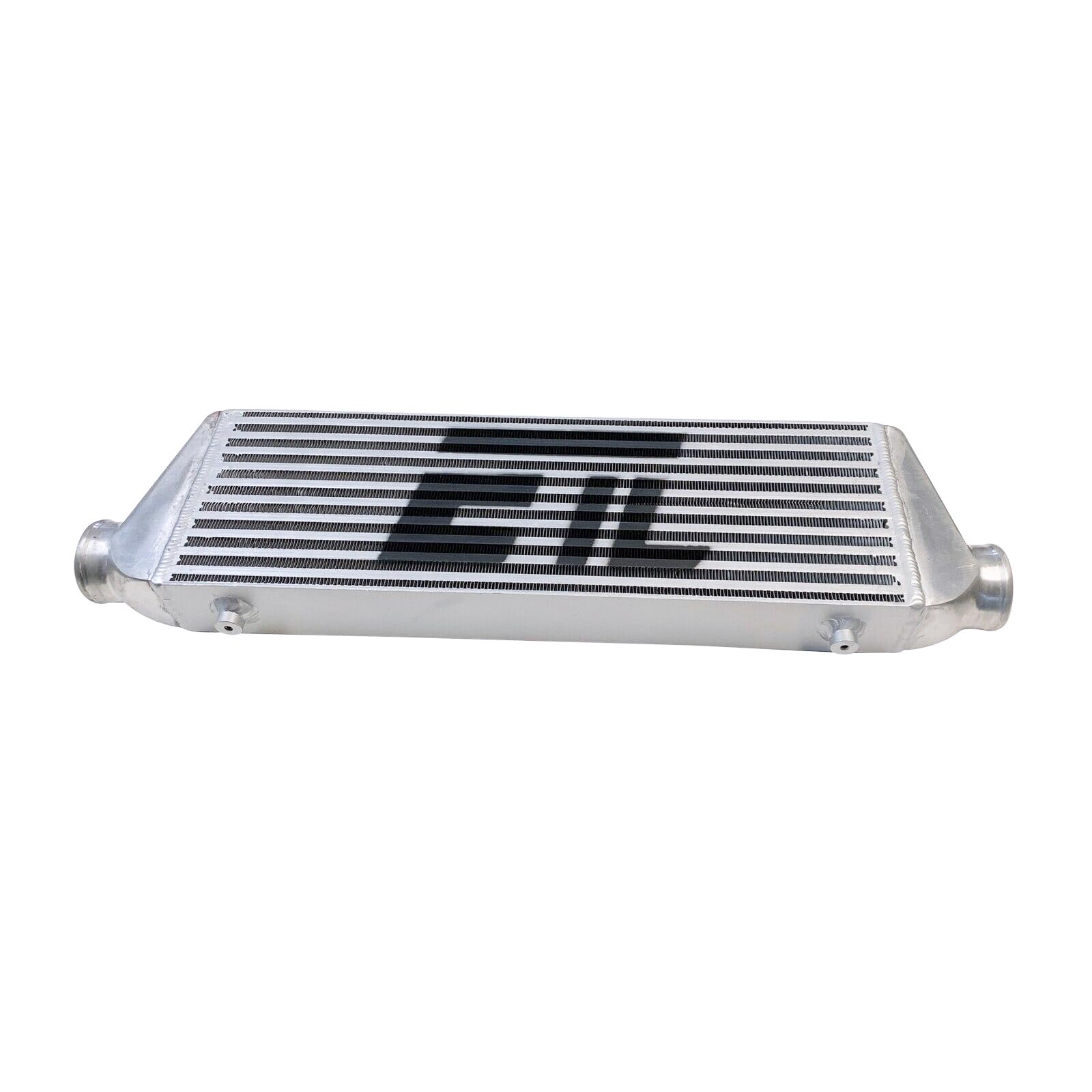 2.50 Inch Inlet/Outlet Diameter Universal Intercooler For Turbo Or Supercharger 27.30'W X 7.08'H X 2.56'T Silver Color