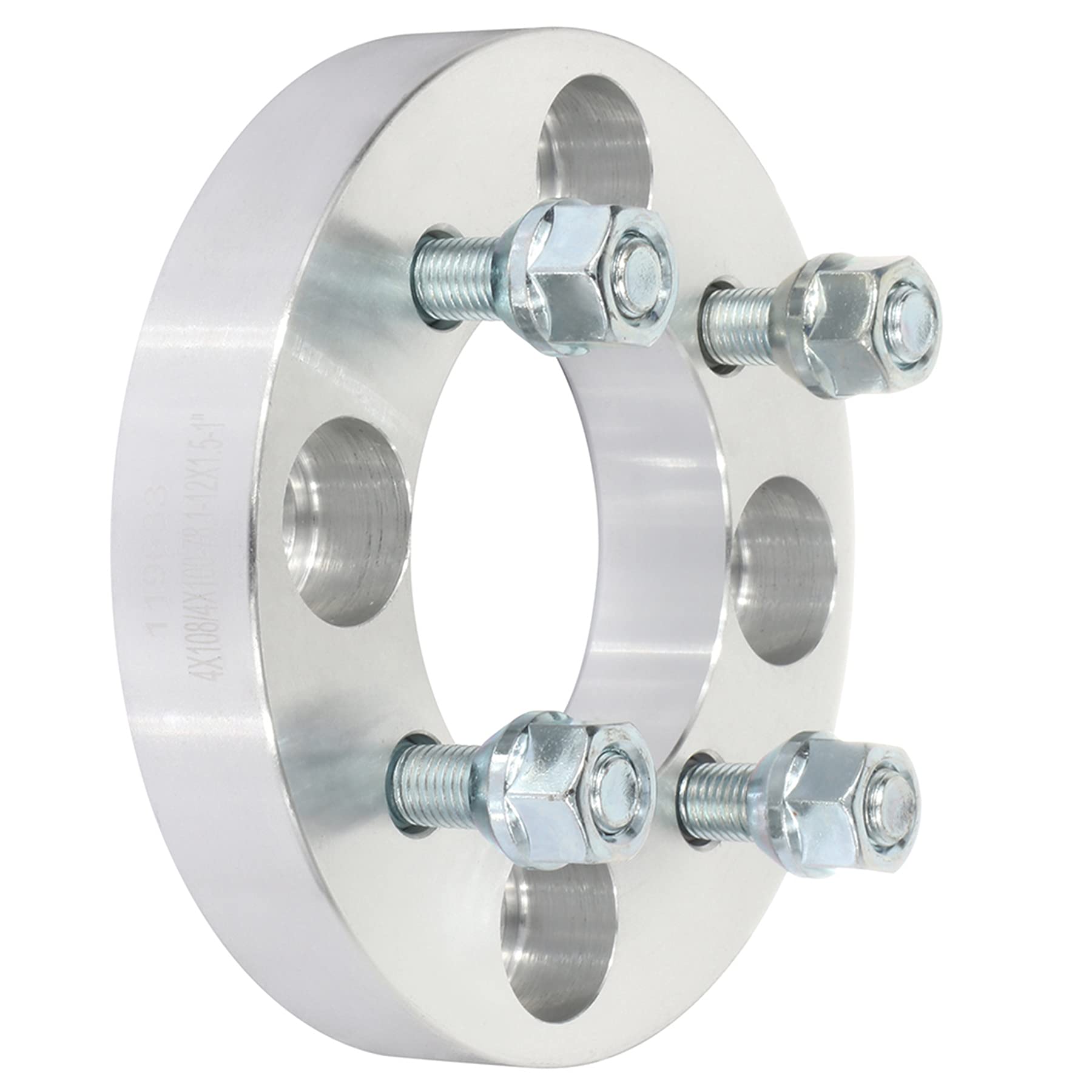 LSAILON 4 pcs 4x108 to 4x100 Wheel Spacers Adapters, 1 inch, 78.1CB, 12x1.5 Studs,