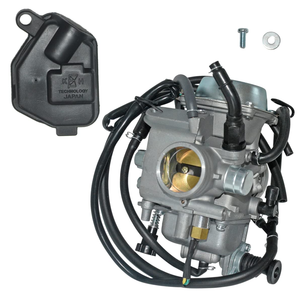 Cylinman Carburetor Fit For Honda Rancher 350 Trx350Tm Trx350Fm Rancher Es Trx350Te Trx350Fe 2X4 4X4 2000-2006 With Air Filter 1