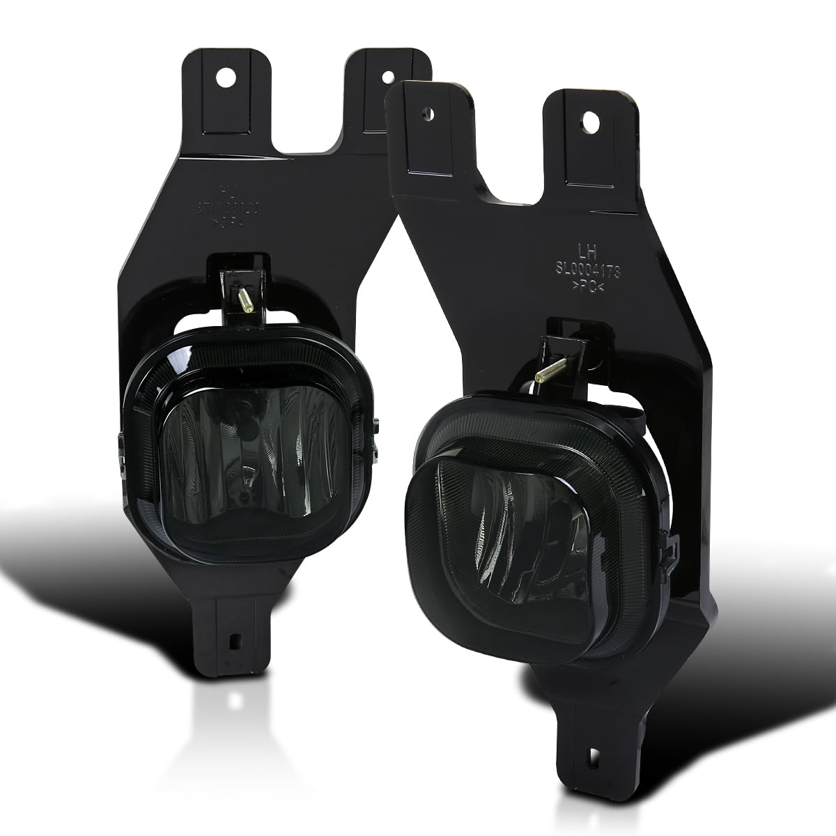 Spec-D Tuning Smoke Fog Lights Bumper Lamp Compatible with Ford F250 F350 Super Duty 1999-2004, 00-04 Excursion, L+R Pair Assemb