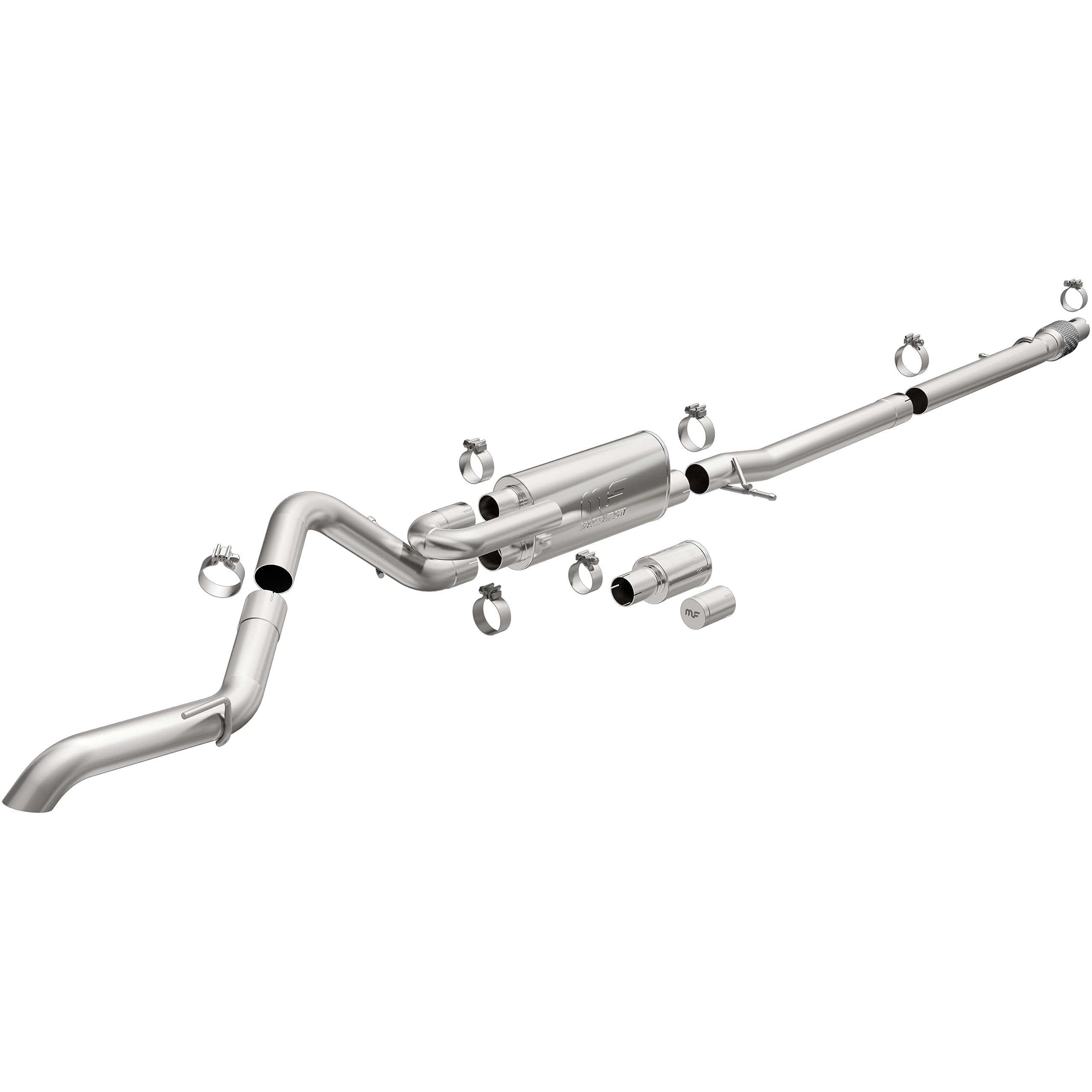 Magnaflow Performance Exhaust System 19605: Cat-Back, Overland Series, For 2019-2023 Ford Ranger, Single Straight Driver Side Rear Exit Style