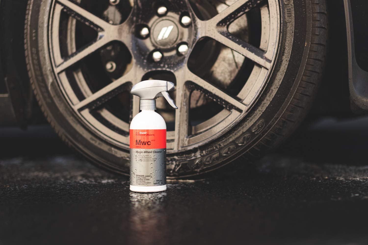 KOCHCHEMIE Magic Wheel Cleaner - Acid-Free Rim Cleaner, Dissolves Iron Particles, 500ml