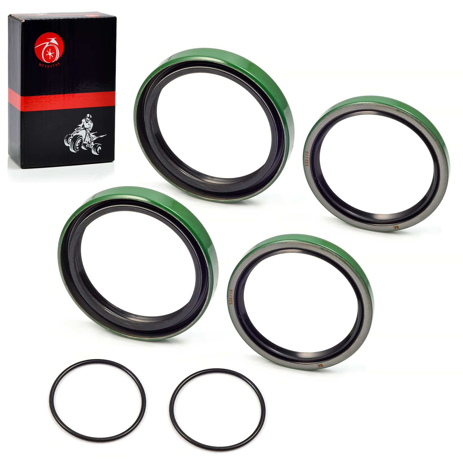 MOTO1988 Front Wheel Strut Hub Seal Kit, Metal, Model 3610028, Compatible with Polaris Sportsman & Magnum Models