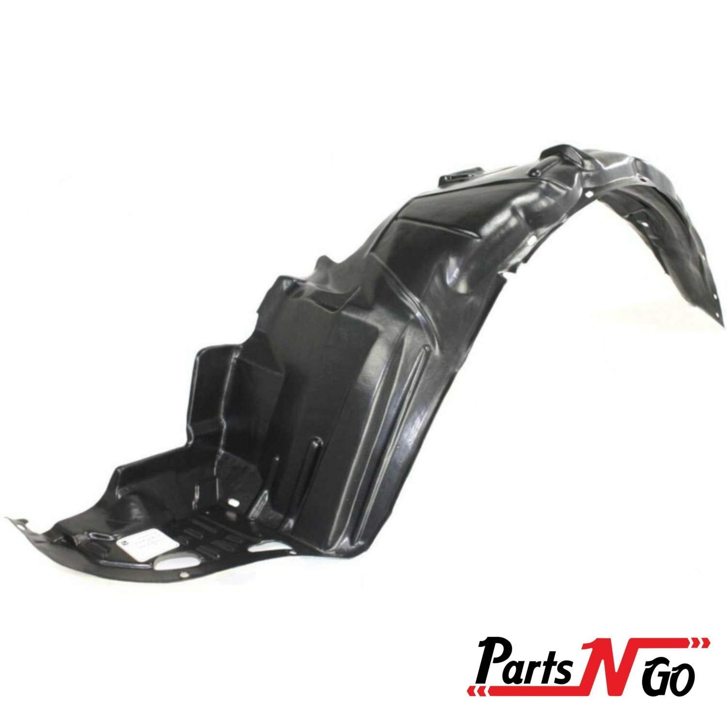 Parts N Go Fender Liner Front Pair for 2003-2007 Accord Sedan - Black Splash Shield Guards HO1248114, HO1249114