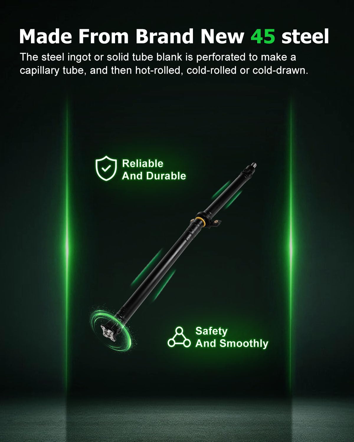 SCITOO Rear Drive Shaft Assembly Propeller Shaft for Subaru Forester 2.5L 2009-2012, Adjustable, Beaded, As Picture Shown