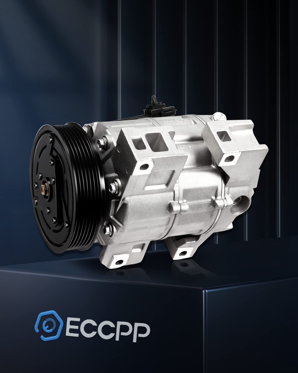 ECCPP AC Compressor for Nissan Sentra/Altima 2.5L 2007-2012, Fast Cooling, Silver, Model 104026-5211-1555012