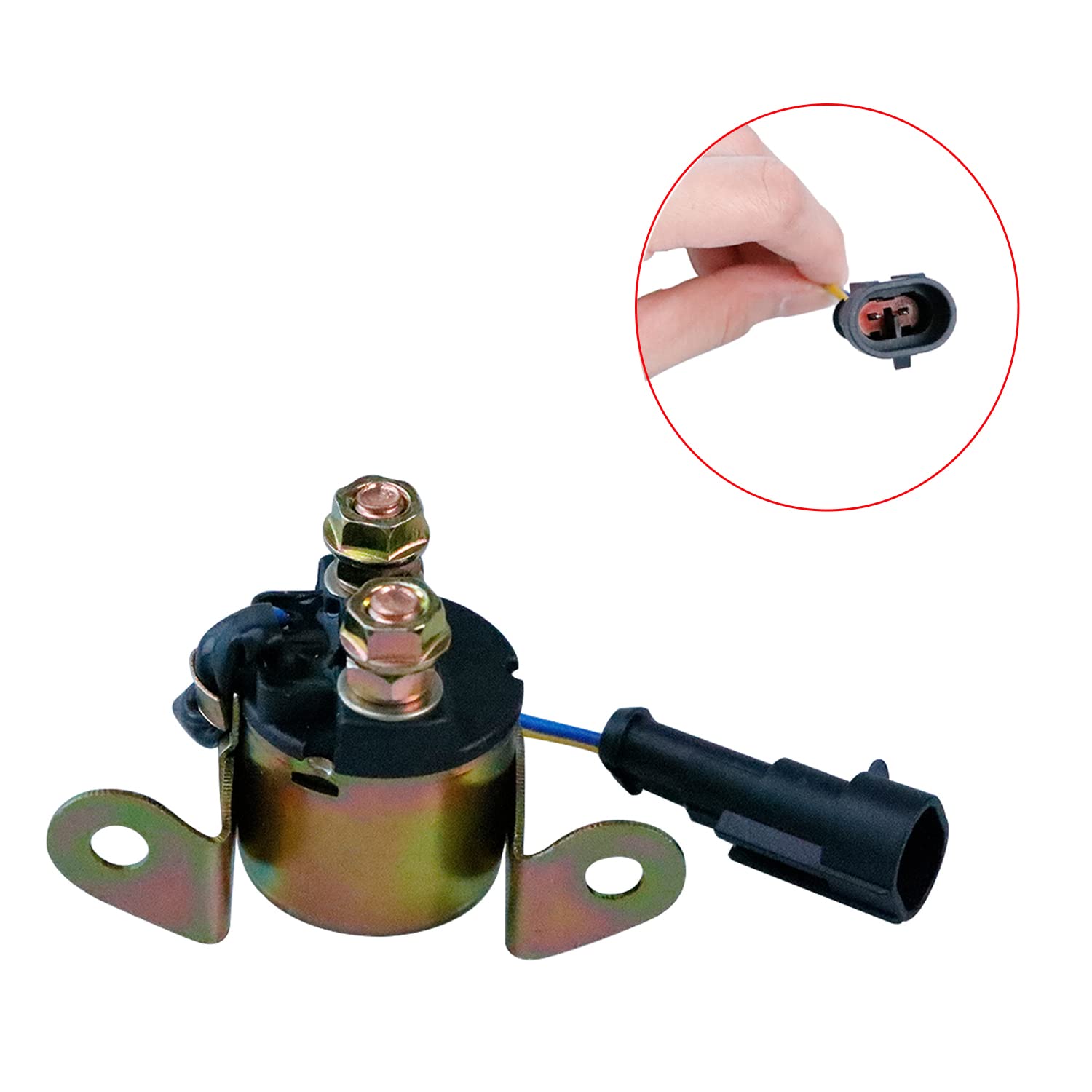 Starter Solenoid Relay Compatible with Polaris Ranger 400 500 570 700 800 Sportsman 500 700 800 RZR 4 S XP 570 800 900 Replace 4