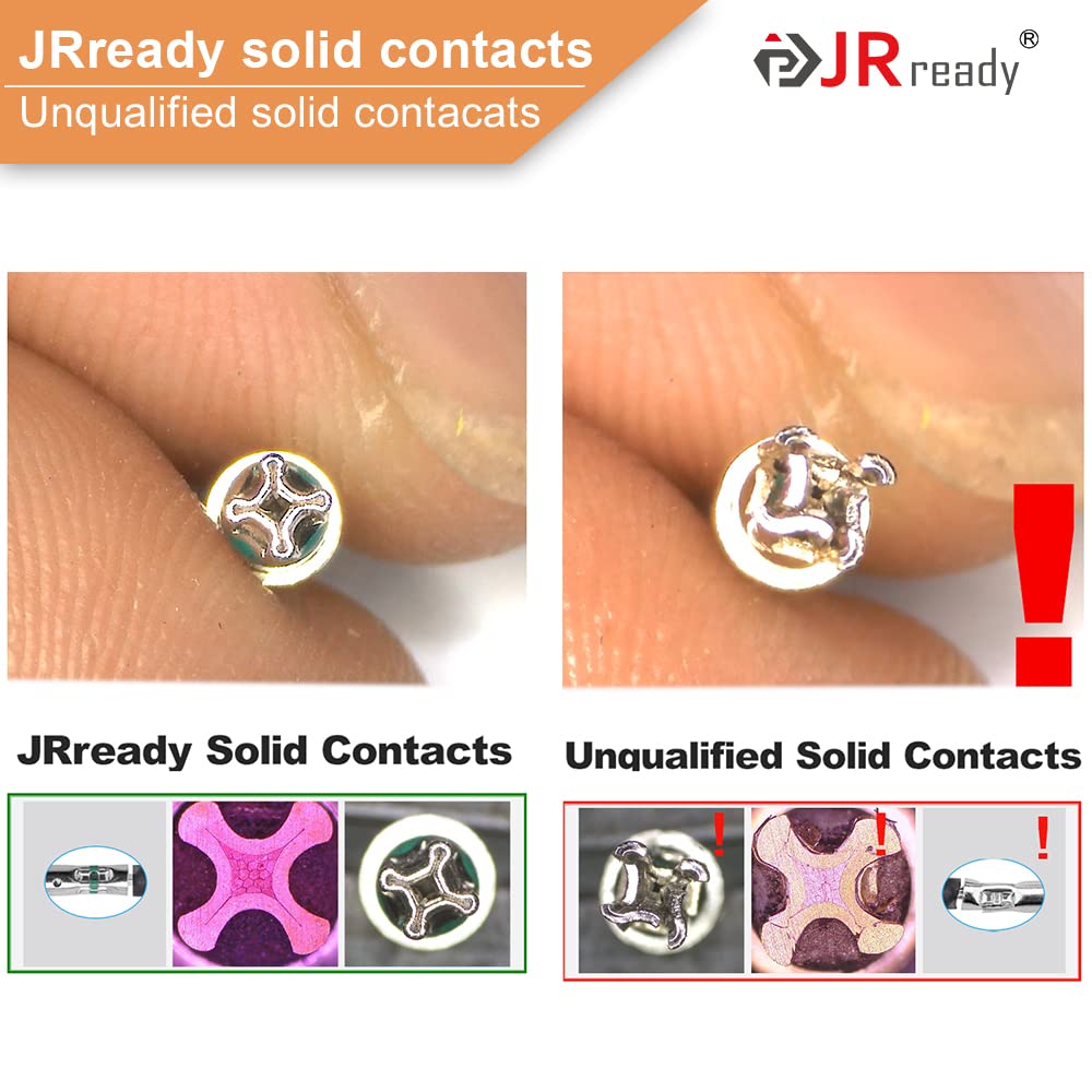 Jrready St6114 Dt 4 Pin Connector Dt06-4S Dt04-4P Gray Waterproof Electrical Wire Connector With Deutsch Solid Contact Wire Size