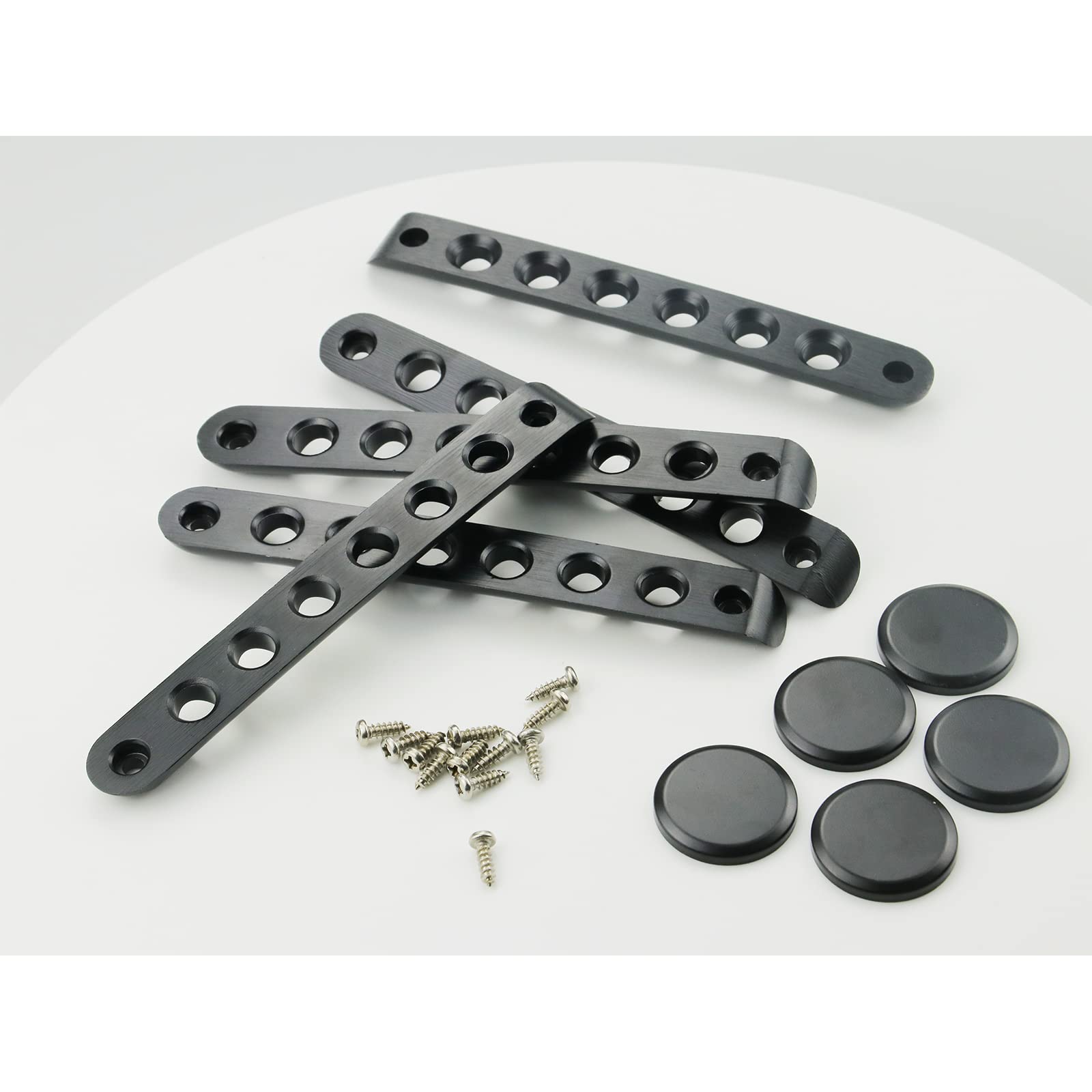 Side Door Handle Covers+Push Button Knobs Covers Parts Trim Fits For Jeep Wrangler Accessories Jk Jku Sahara Unlimited 2007-2018 Exterior Grab Handles Pull Jk Mods Decoration (Aluminum Black, 10 Pcs)