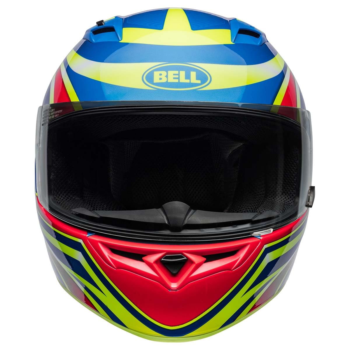 Bell Qualifier Full-Face Motorcycle Helmet (Gloss Conduit Retina Sear/Blue - 2X-Large)