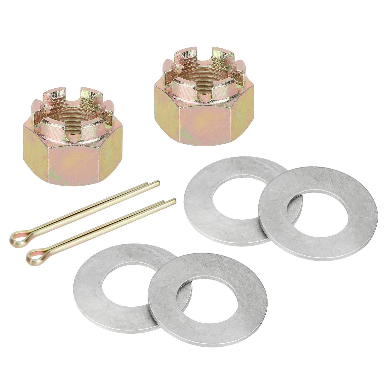 Front Axle Nuts Washer Kit For Polaris Rzr 1000 900 570 Turbo Rs1 Ranger 1000 900 Diesel General 1000 Sportsman 300 400 Ace 570 