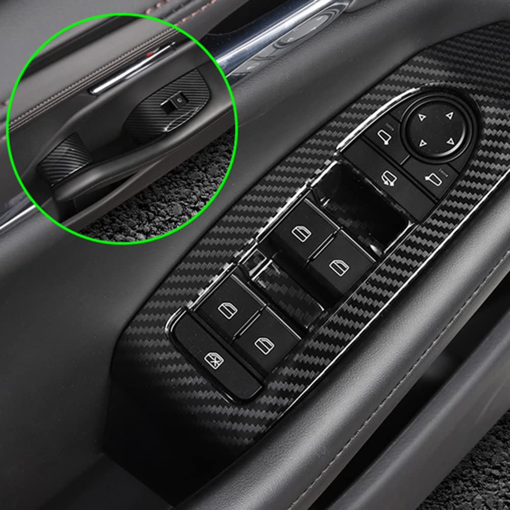 Aokio Compatible With 2020 2021 2022 2023 2024 2025 Mazda 3 Accessories Door Window Switch Panel Cover Door Lock Control Button Trim For Mazda Cx30 Accessories