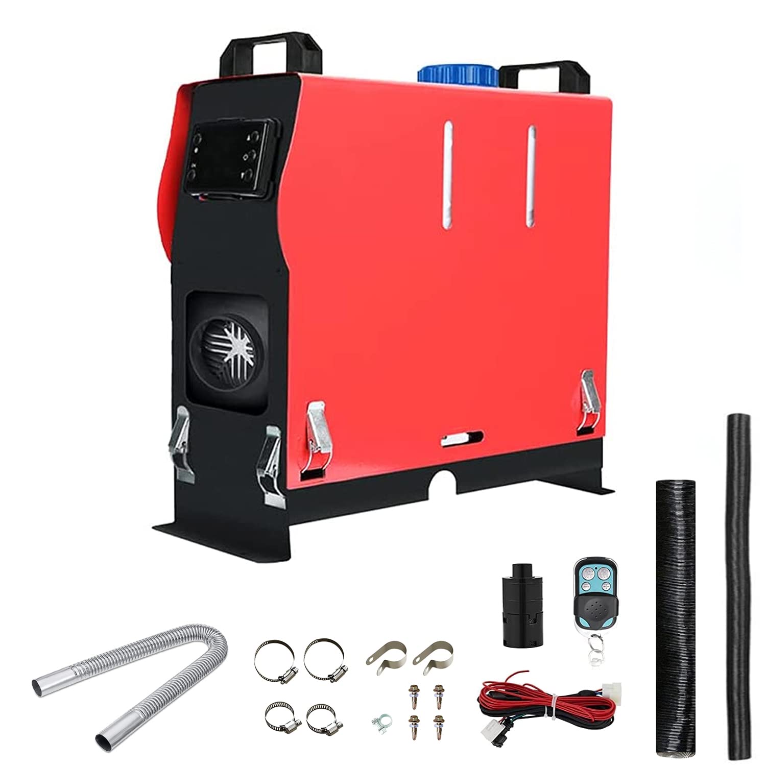 Triclicks Diesel Air Heater All In One 12V 5Kw-8Kw Parking Heater Diesel Night Heater With Lcd Display Remote Control 5L Tank Fo