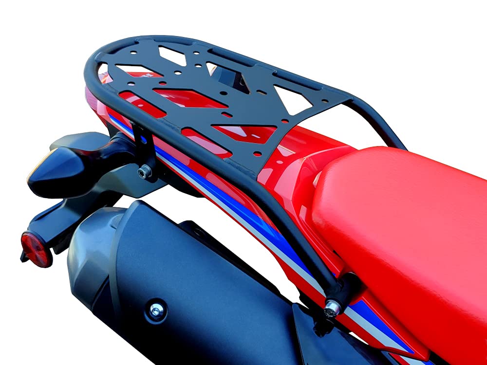 Pmracks Crf300L Rally Rear Rack (2021-Present) - Honda Crf 300L Motorcycle Luggage Rack Crf Rally 2021 2022 2023 Rear Cargo Carrier - Crf300L Accessories