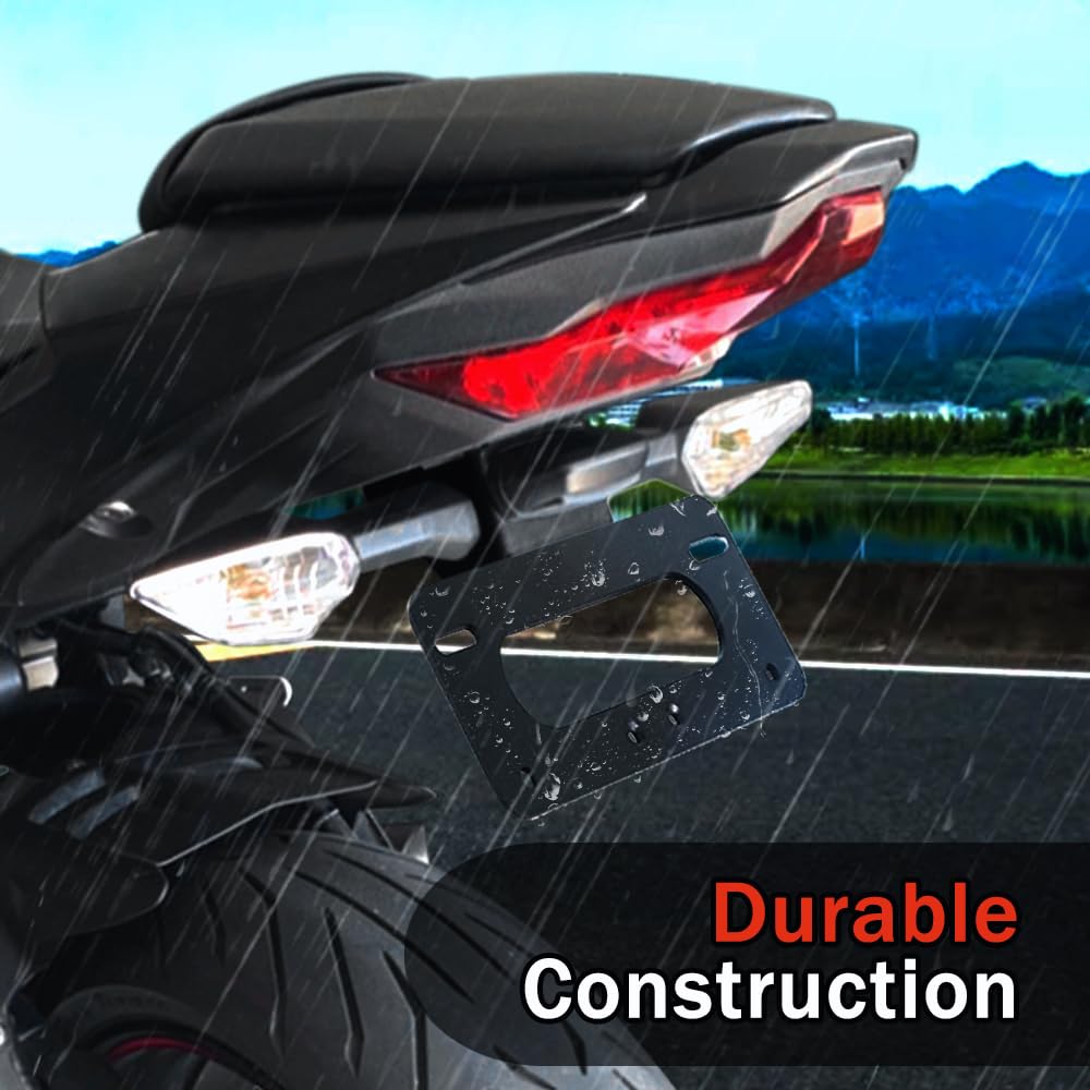 Xitomer Tail Tidy/Fender Eliminator Kits, Fit for 2023 Ninja ZX-6R ZX6-R 636 2019 2020 2021 2022, for OEM License Plate Light, C