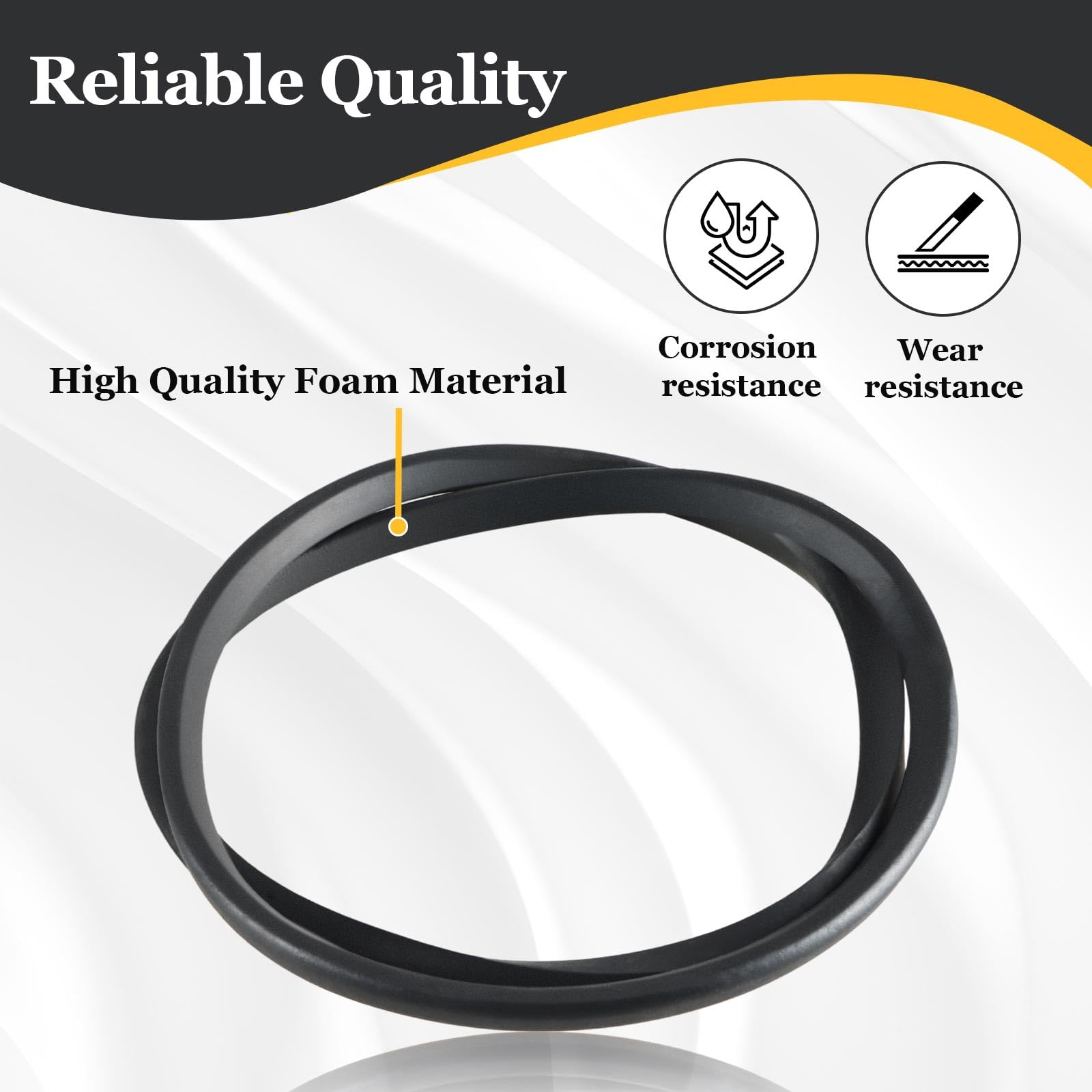 HIMARKLIF Foam Clutch Cover Seal Gasket Clutch Cover Sealing Ring Compatible with Polaris Sportsman 400 450 500 570 600 700 800