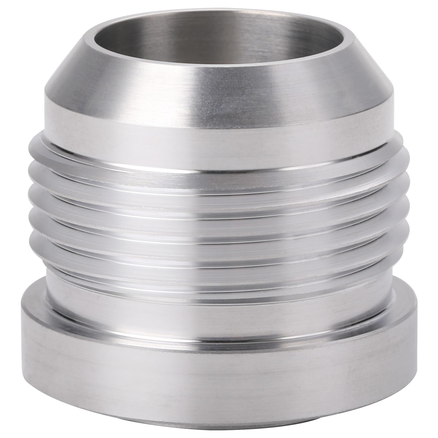 Podavelle 16AN Male Flare Weld On Fitting Bung Adapter for Fuel Oil Hose Tank Aluminum