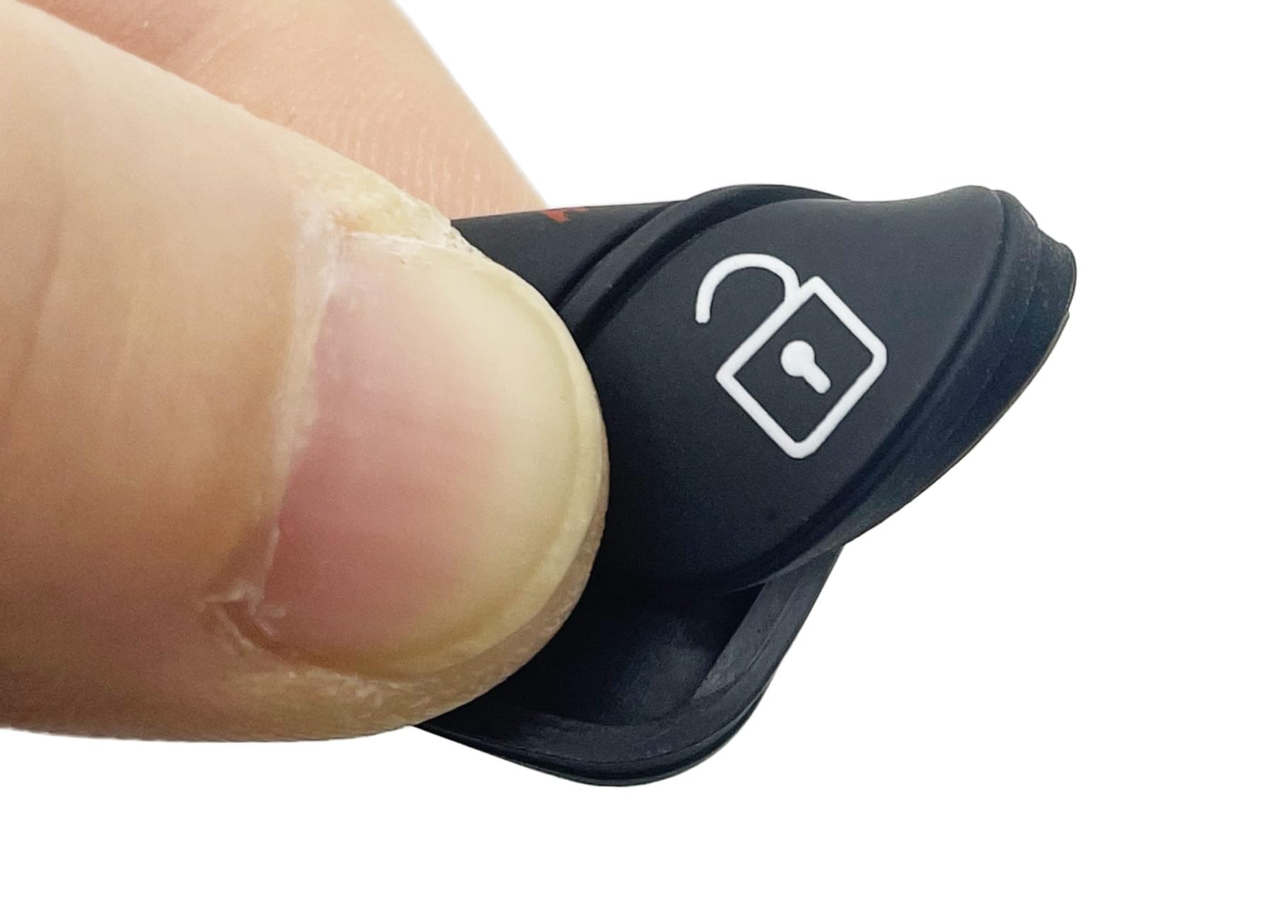 Muxkenper Car Remote Fob Case - 3 Button Rubber Insert Keypad for Kia Soul 2010-2013, Rio, Sportage 2012-2014, Model MUXKEN