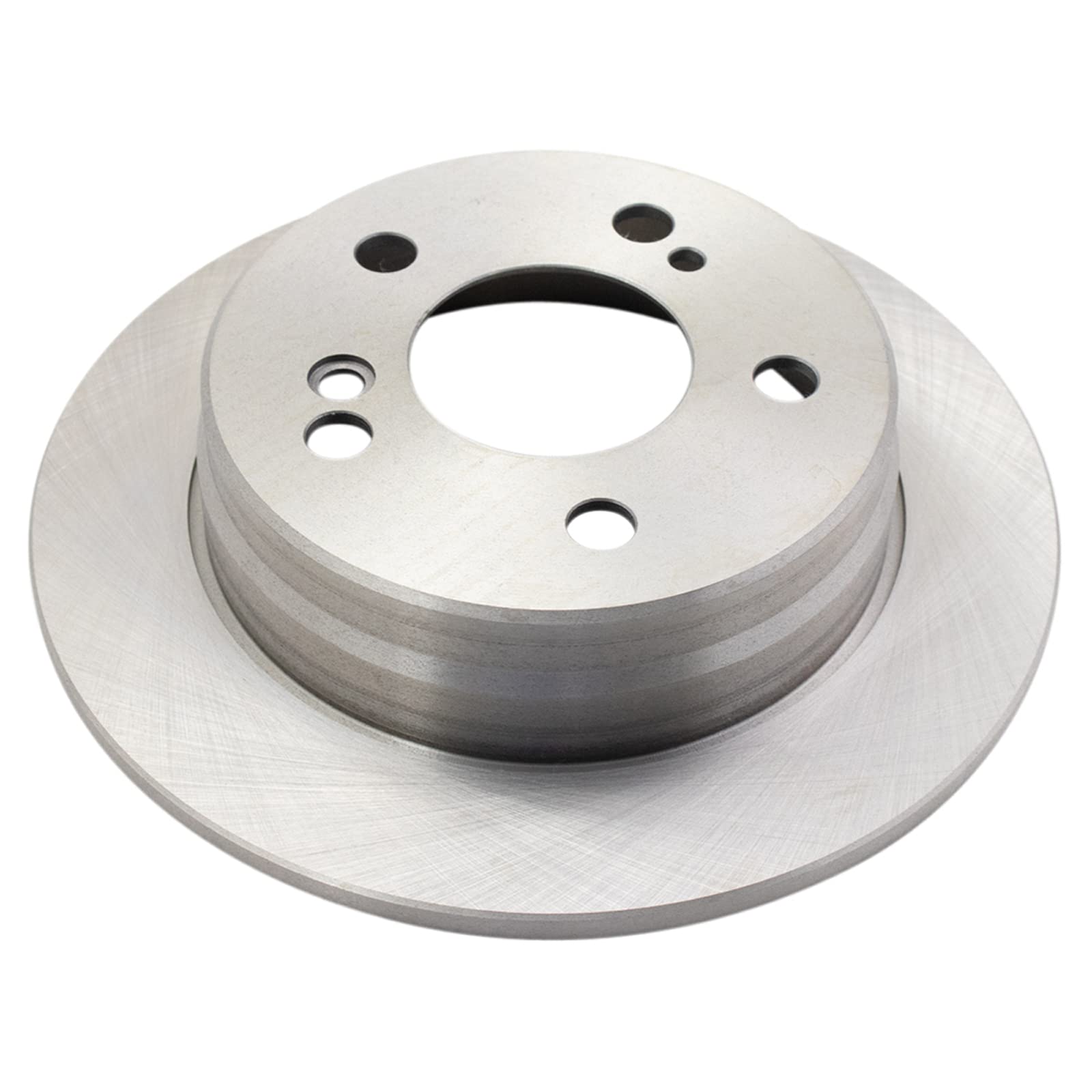 Trq Rear Brake Rotors Set Solid Compatible With 1984-1989 Mercedes-Benz 190D 1984-1993 190E 1987-1989 260E 1988-1989 300Ce 1987-