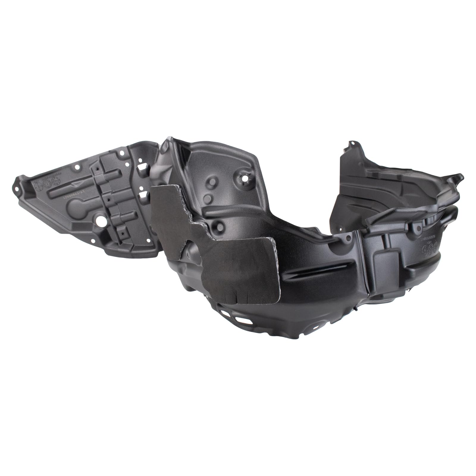 Trq Inner Fender Liner Set Compatible With 2019-2022 Toyota Prius To1248236 To1249236