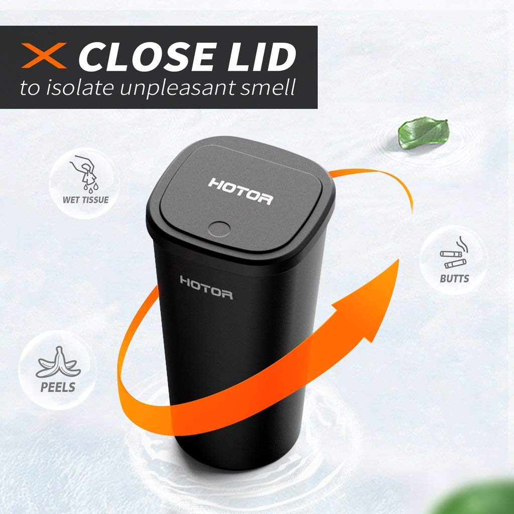 Hotor Car Trash Can, Car Trash Cup With 30 Additional Car Trash Bags For Exclusive Using, Multipurpose Trash Can For Car, Office