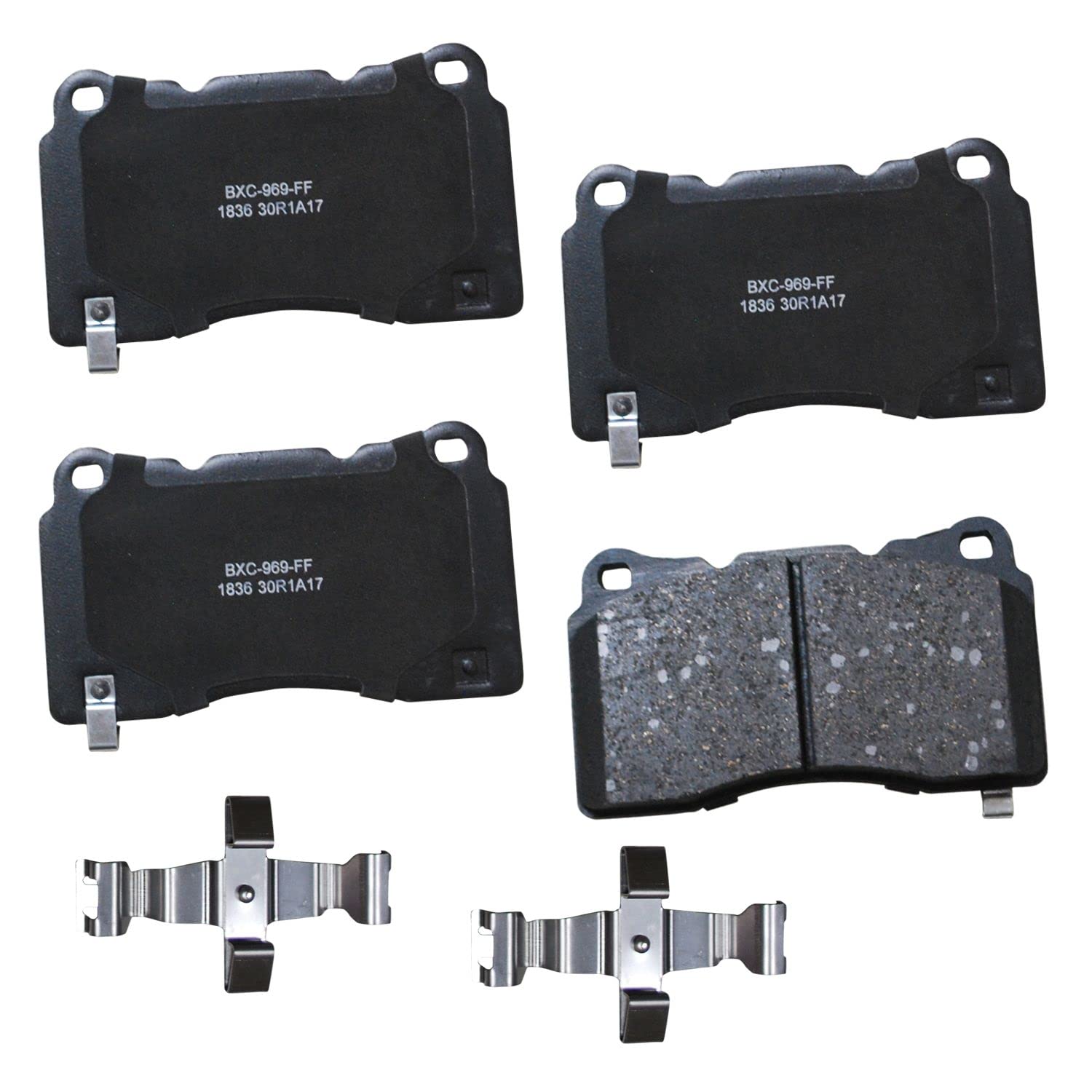 Bendix Premium Sbc1836 Ceramic Front Brake Pads For Select Models Buick Regal, Regal Sportback, Cadillac Ats, Ct6, Cts, Xts, Che