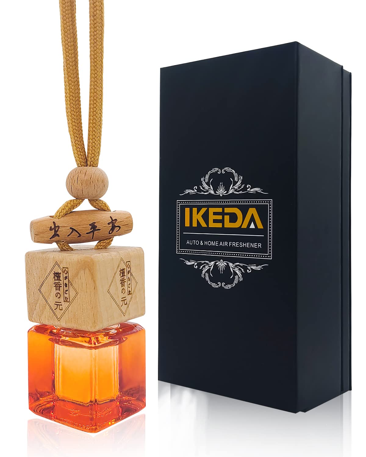 Ikeda Fragrance Car Air Fresheners 8Ml Automotive Scents | 45-Days Long-Lasting Keep Fragrance | Automobile Hanging Diffuser Bot