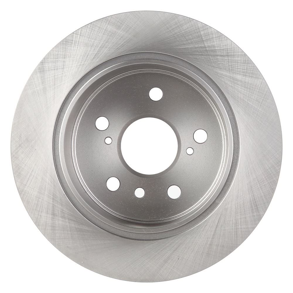 Trq Rear Brake Rotors Set Solid Compatible With 2007-2012 Lexus Es350 2008-2012 Toyota Avalon 2007-2011 Camry