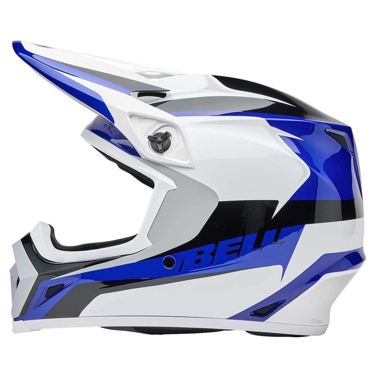 Bell Mx-9 Mips Dirt Helmet (Gloss Rift Blue/White - Large)